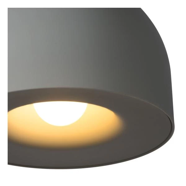 Lucide AKRON - Pendant light - Ø 50 cm - 1xE27 - Grey - detail 2